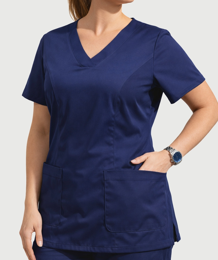 image APATI PROFI Dāmu V-veida izgr.krekls ar īsām piedurknēm JK905