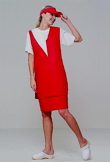 image Туника габардина с декоративной вставкой