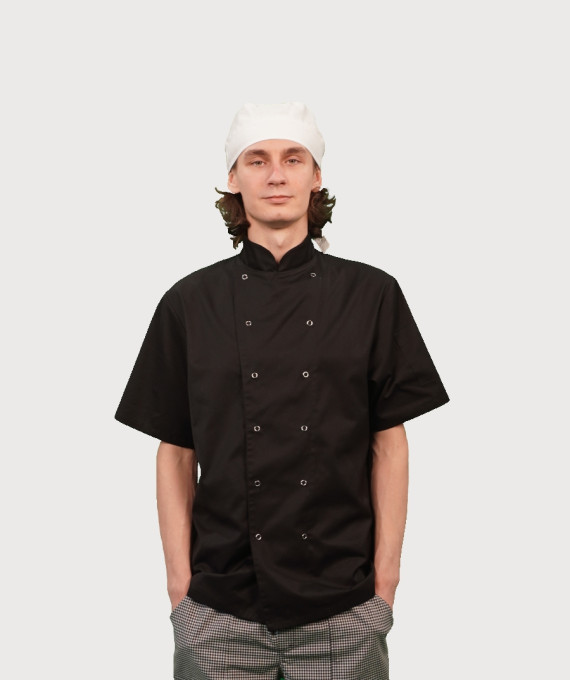 image Pavāru jaka ar īsām piedurknēm, kabata uz piedurknes, uz spiedpogām